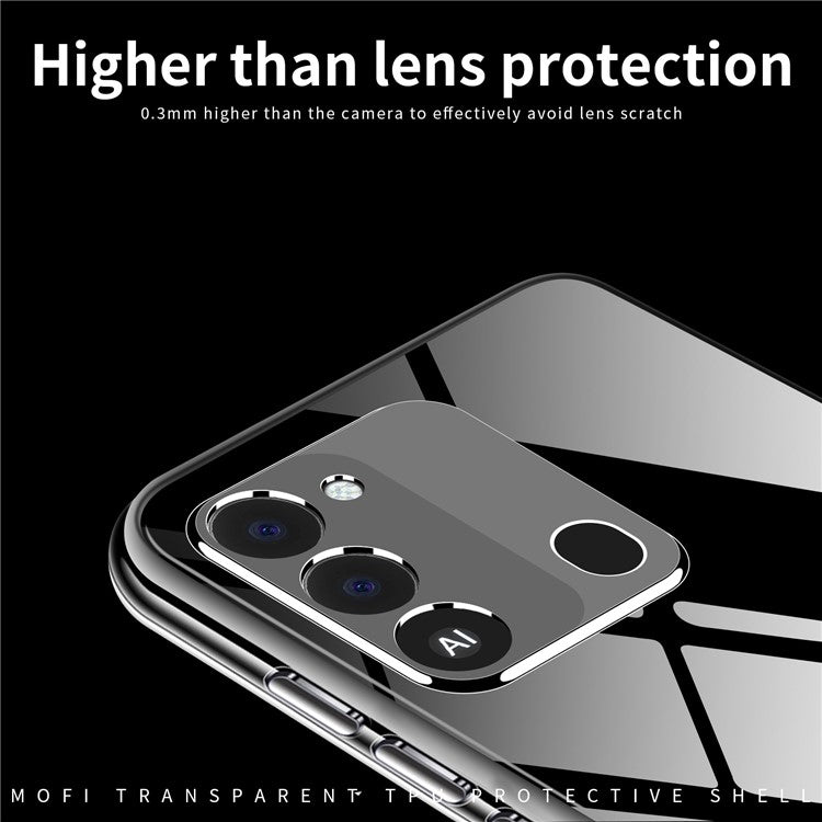 MOFI For TECNO Spark Go 2022 Shockproof Phone Cover Transparent Anti-Drop Soft TPU Back Case