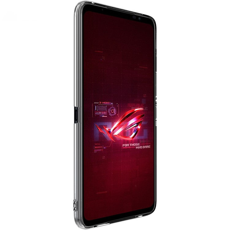 IMAK UX-5 Series for Asus ROG Phone 6 5G Clear Crystal Soft Flexible TPU Phone Case Anti-scratch Back Cover - Transparent