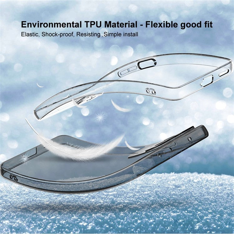 IMAK UX-5 Series for Asus ROG Phone 6 5G Clear Crystal Soft Flexible TPU Phone Case Anti-scratch Back Cover - Transparent