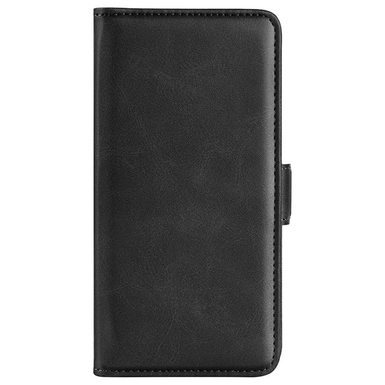 For Asus Zenfone 9 5G Magnetic Folio Flip Phone Case, Textured PU Leather Stand Wallet Feature Protective Cover - Black