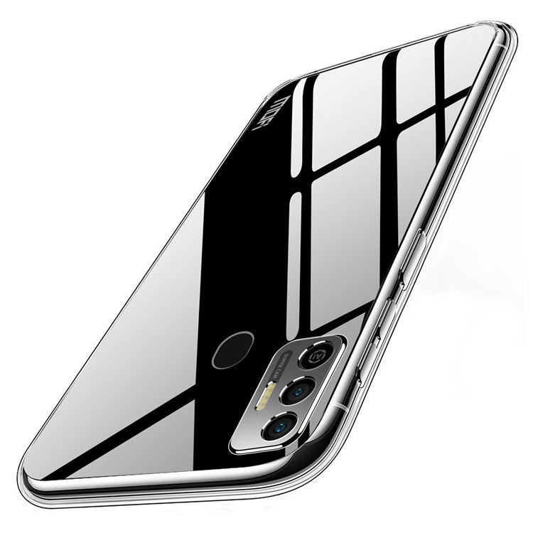 MOFI Soft TPU Phone Case For TECNO Spark 7 4G Non-Yellowing Transparent Shockproof Mobile Phone Back Cover
