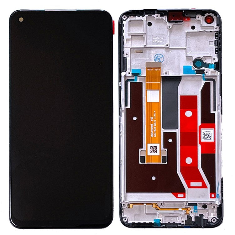 For Oppo A73 5G / A72 5G Grade B LCD Screen and Digitizer Assembly + Frame Replacement Part (without Logo)