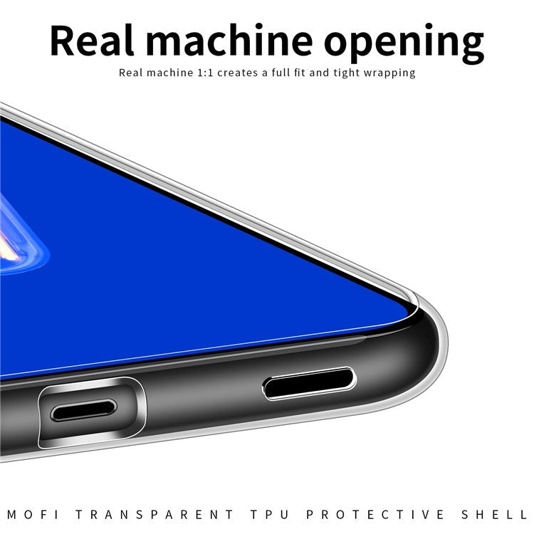 MOFI For Asus Zenfone 9 5G Crystal Clear Anti-drop TPU Phone Case Shockproof Smartphone Cover