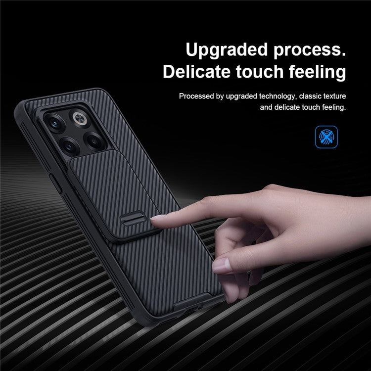 NILLKIN CamShield Pro Series for OnePlus Ace Pro 5G / 10T 5G TPU + PC Phone Case Slide Camera Lens Cover Phone Back Shell - Black