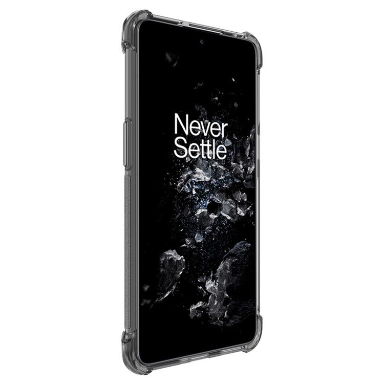 IMAK For OnePlus Ace Pro 5G / 10T 5G Airbag Drop-proof Phone Case HD Clear Anti-scratch TPU Cover - Transparent Black