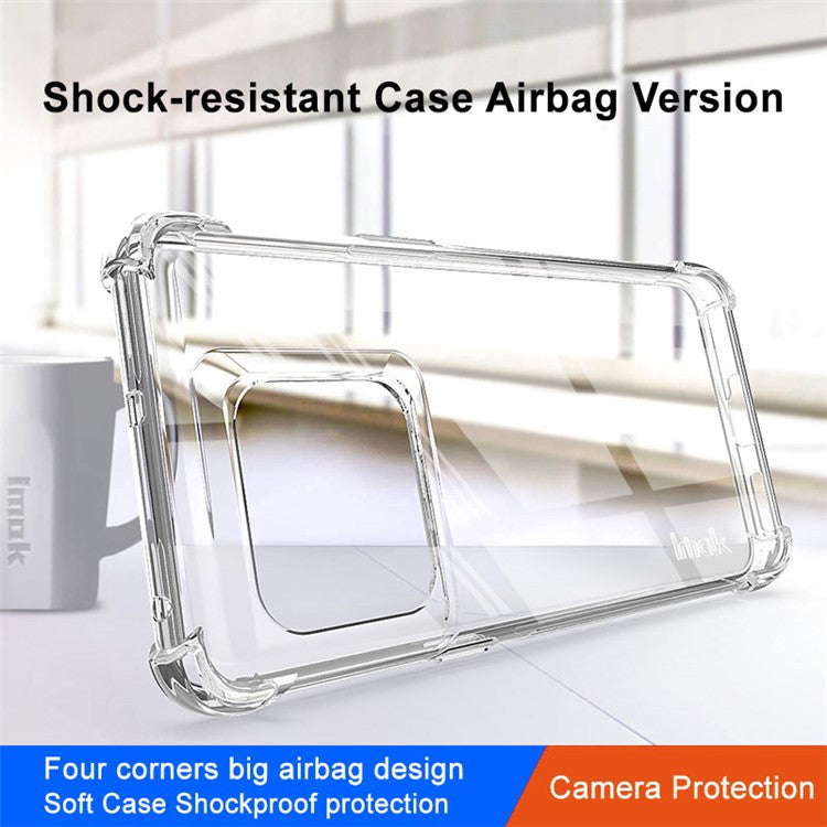 IMAK For OnePlus Ace Pro 5G / 10T 5G Airbag Drop-proof Phone Case HD Clear Anti-scratch TPU Cover - Transparent