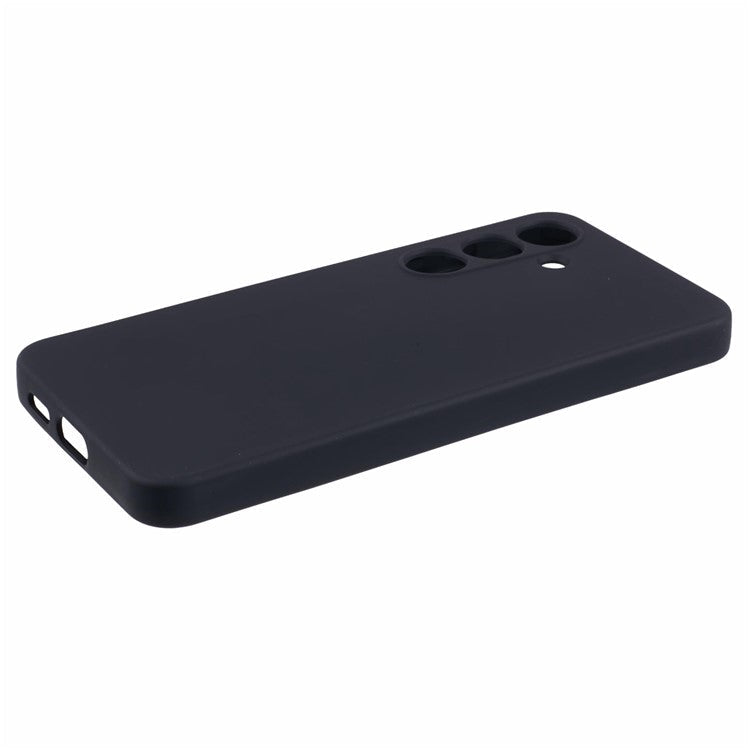 X-LEVEL For Samsung Galaxy A05s 4G Phone Case Liquid Silicone Texture Soft TPU Phone Cover - Black