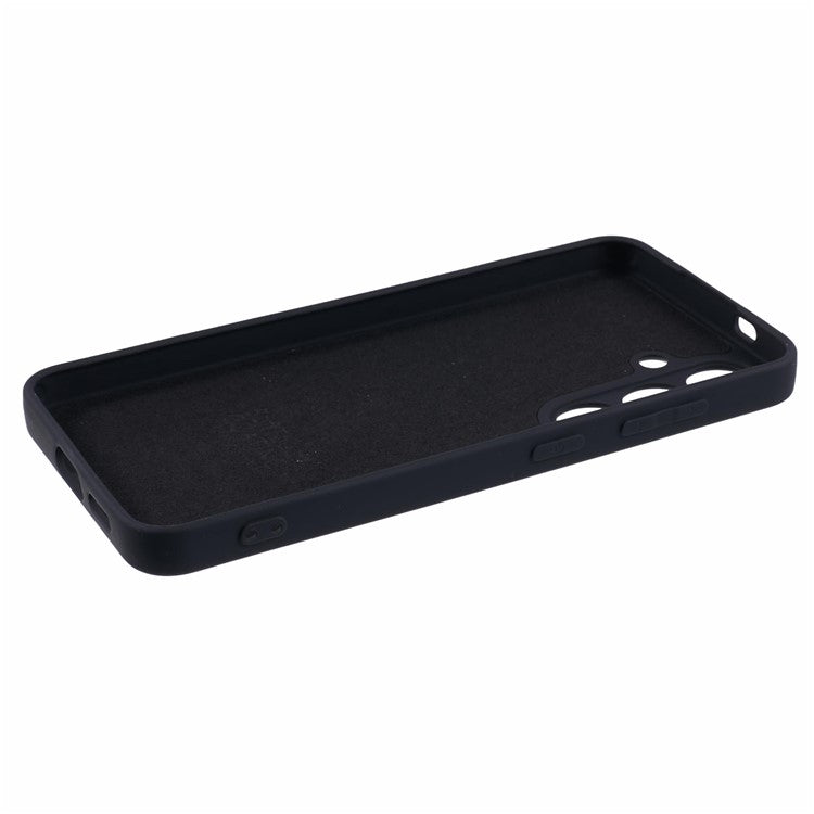 X-LEVEL For Samsung Galaxy A05s 4G Phone Case Liquid Silicone Texture Soft TPU Phone Cover - Black