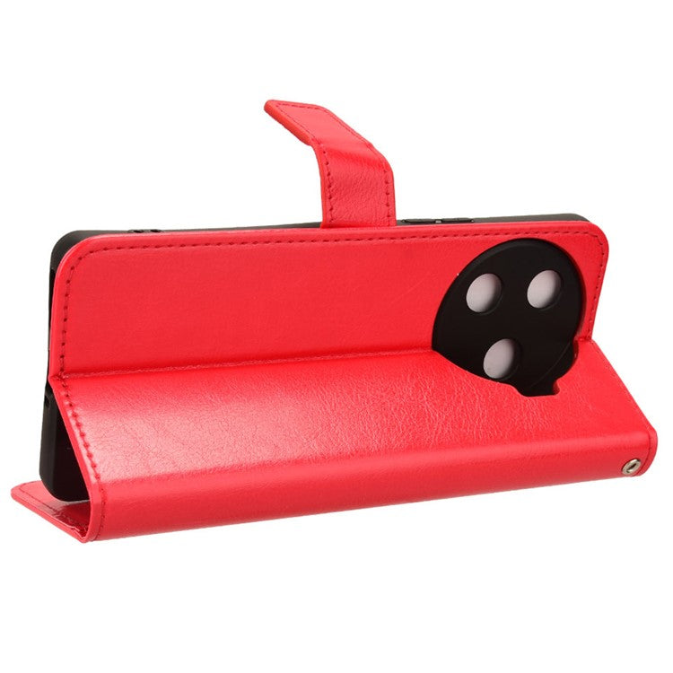 For TECNO Camon 30 Pro 5G CL8 Case Leather Phone Cover Wholesale Supplier - Red