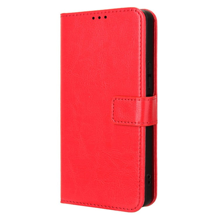 For TECNO Camon 30 Pro 5G CL8 Case Leather Phone Cover Wholesale Supplier - Red