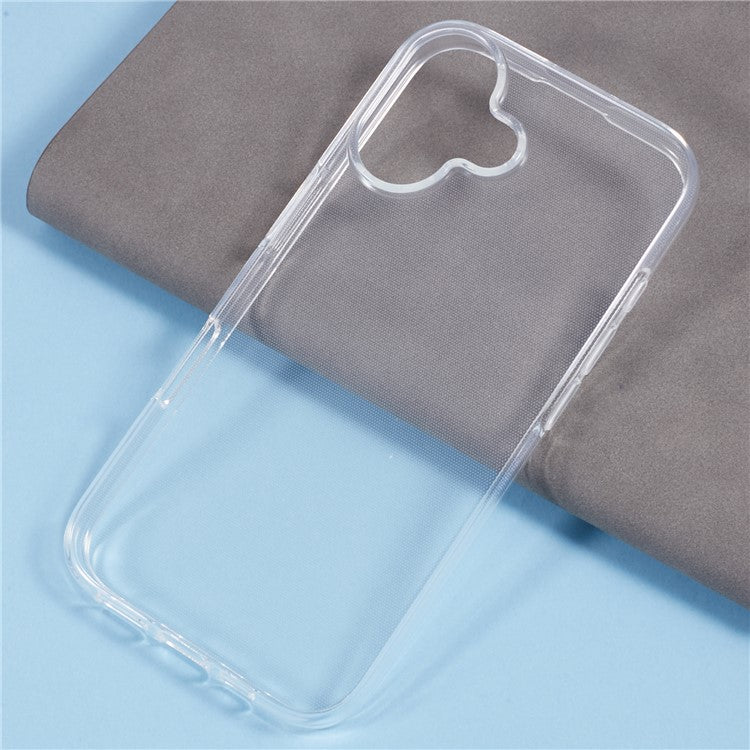 10Pcs / Set For iPhone 16 Case Clear TPU Watermark-Free Shockproof Phone Cover