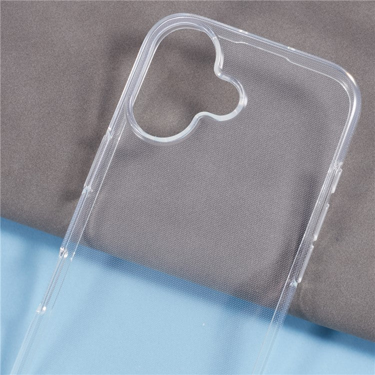 10Pcs / Set For iPhone 16 Case Clear TPU Watermark-Free Shockproof Phone Cover