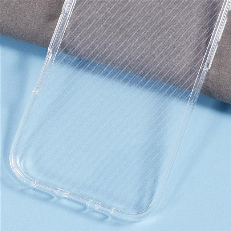 10Pcs / Set For iPhone 16 Case Clear TPU Watermark-Free Shockproof Phone Cover
