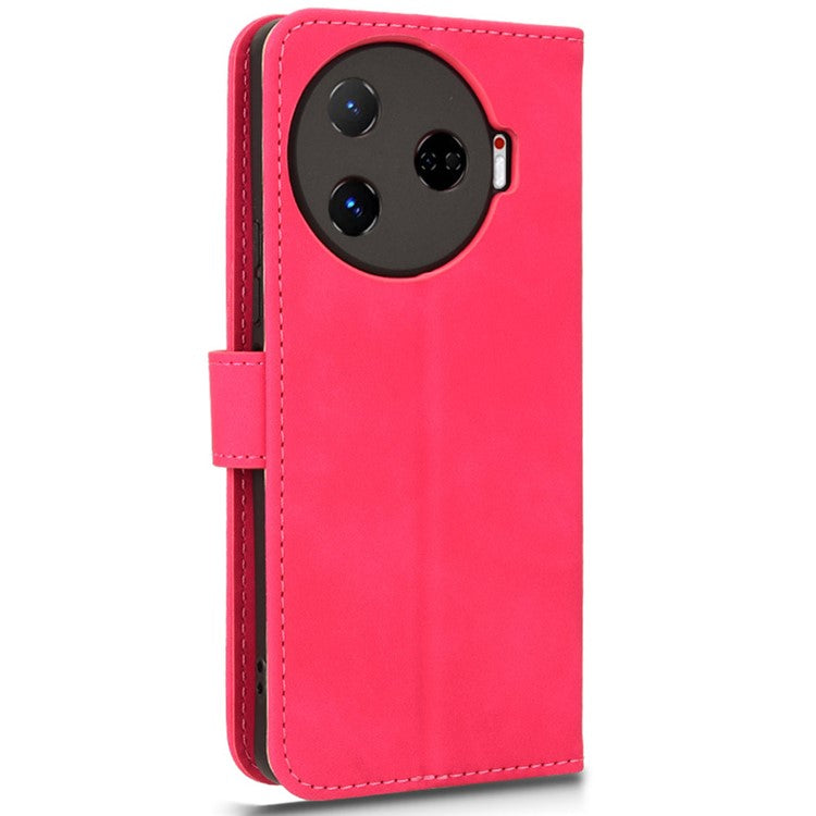 For TECNO Camon 30 Pro 5G Case Skin-Feel Leather Phone Cover - Rose