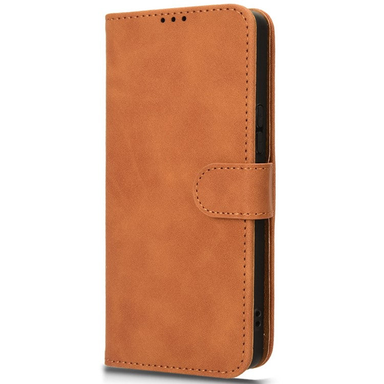 For TECNO Camon 30 Pro 5G Case Skin-Feel Leather Phone Cover - Brown
