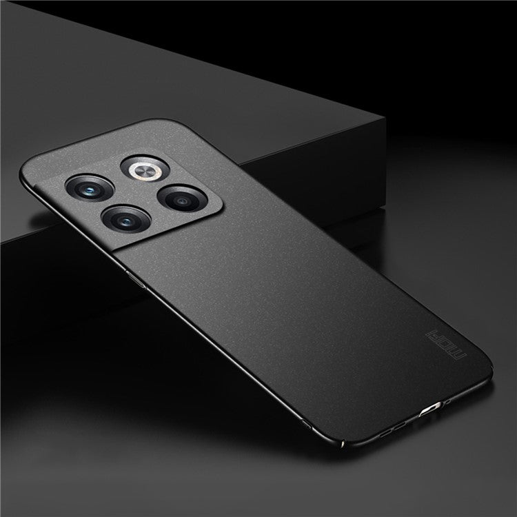 MOFI Shield Matte Series for OnePlus Ace Pro 5G / 10T 5G Ultra Slim Phone Case Drop-proof Hard PC Protective Back Cover - Black