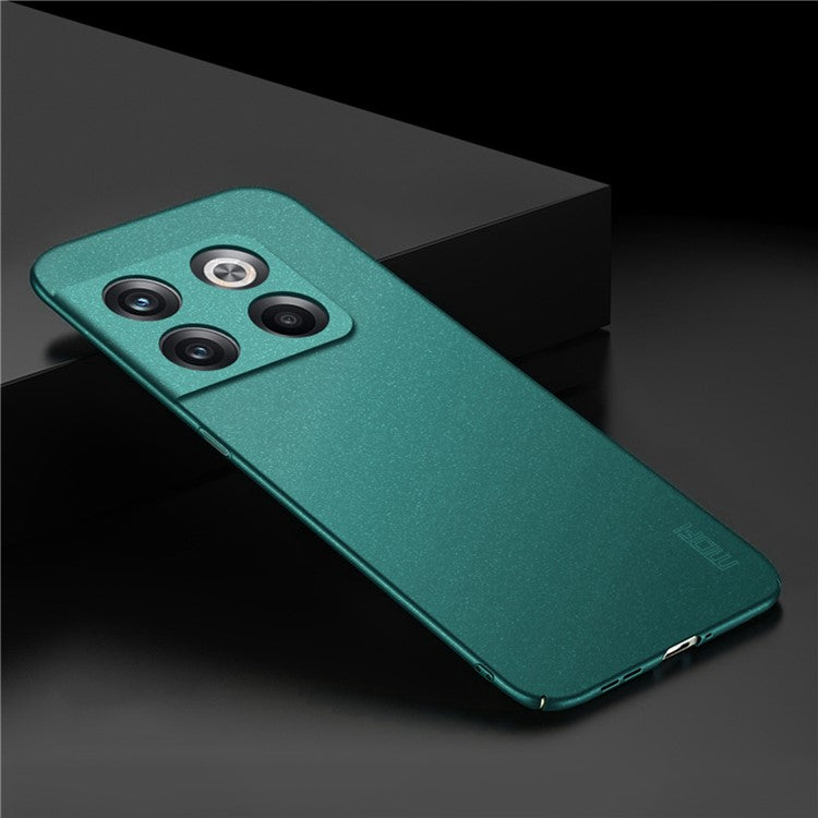 MOFI Shield Matte Series for OnePlus Ace Pro 5G / 10T 5G Ultra Slim Phone Case Drop-proof Hard PC Protective Back Cover - Green