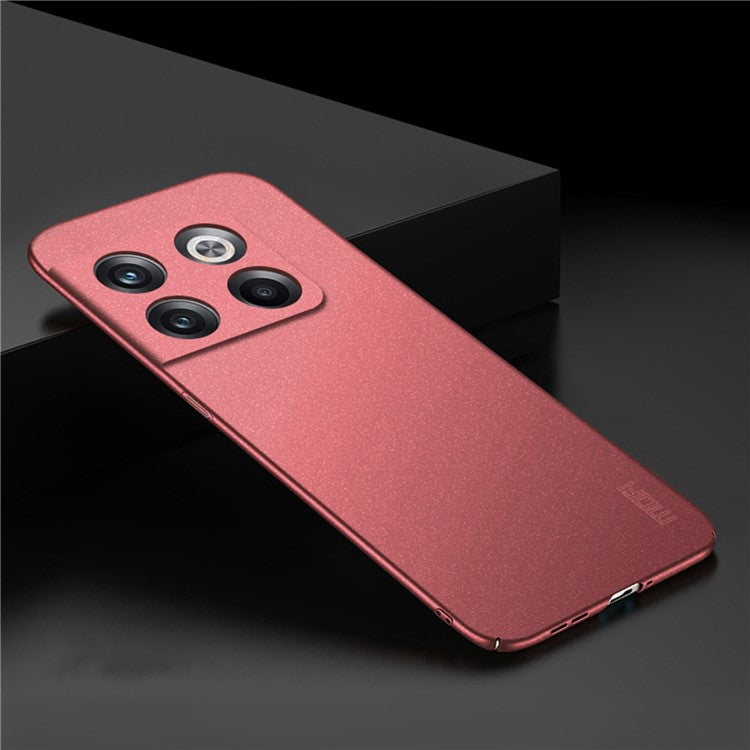 MOFI Shield Matte Series for OnePlus Ace Pro 5G / 10T 5G Ultra Slim Phone Case Drop-proof Hard PC Protective Back Cover - Red
