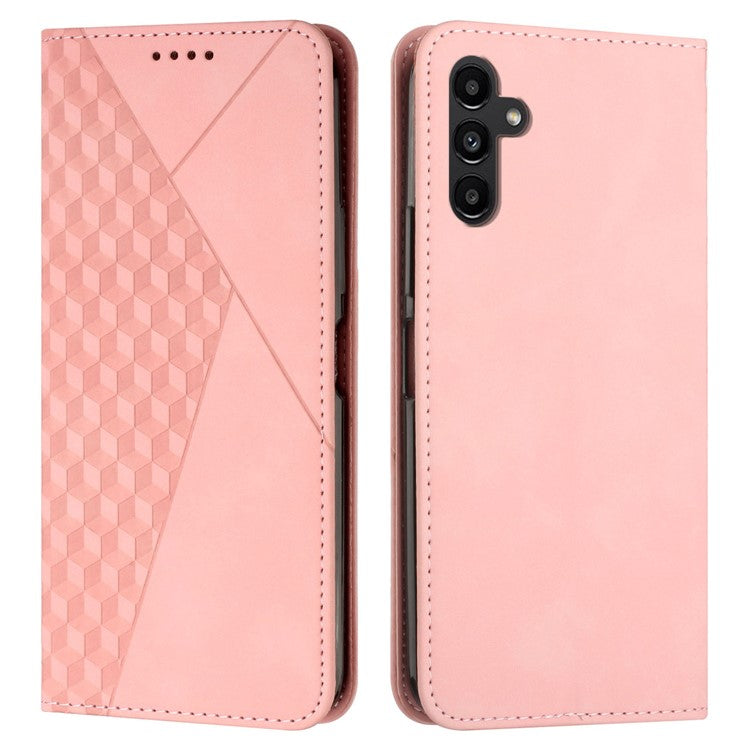 For Samsung Galaxy M55 5G / C55 5G / F55 5G Wholesale Phone Case Magnetic Closure PU Leather Phone Stand Cover - Rose Gold