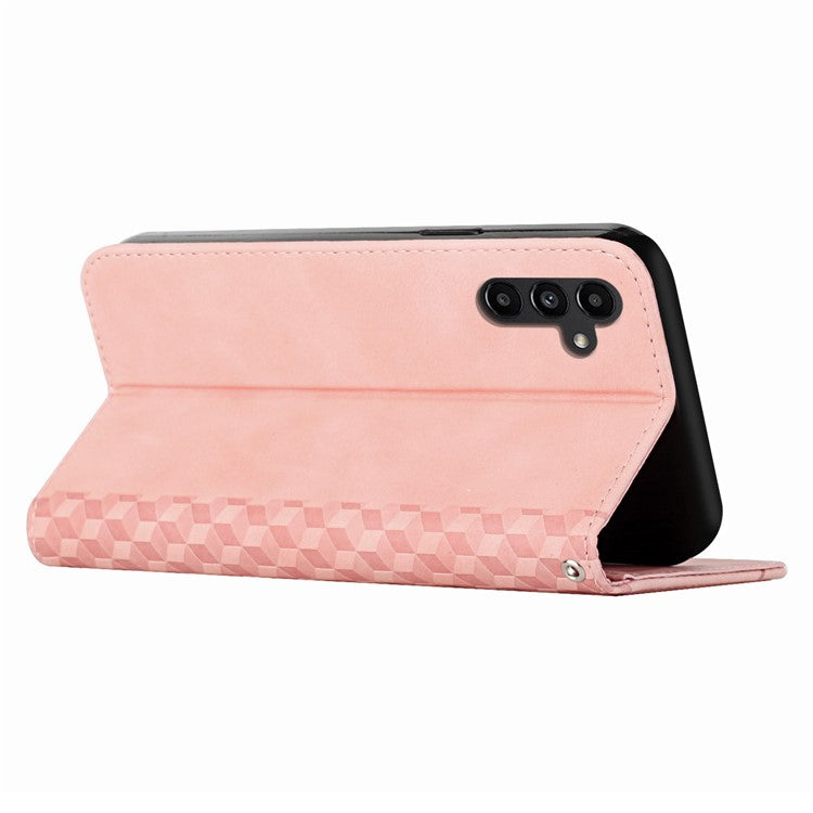 For Samsung Galaxy M55 5G / C55 5G / F55 5G Wholesale Phone Case Magnetic Closure PU Leather Phone Stand Cover - Rose Gold