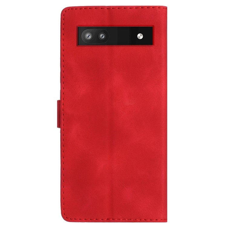For Google Pixel 8a Wholesale Magnetic Phone Case PU Leather Stand Phone Cover Wallet - Red