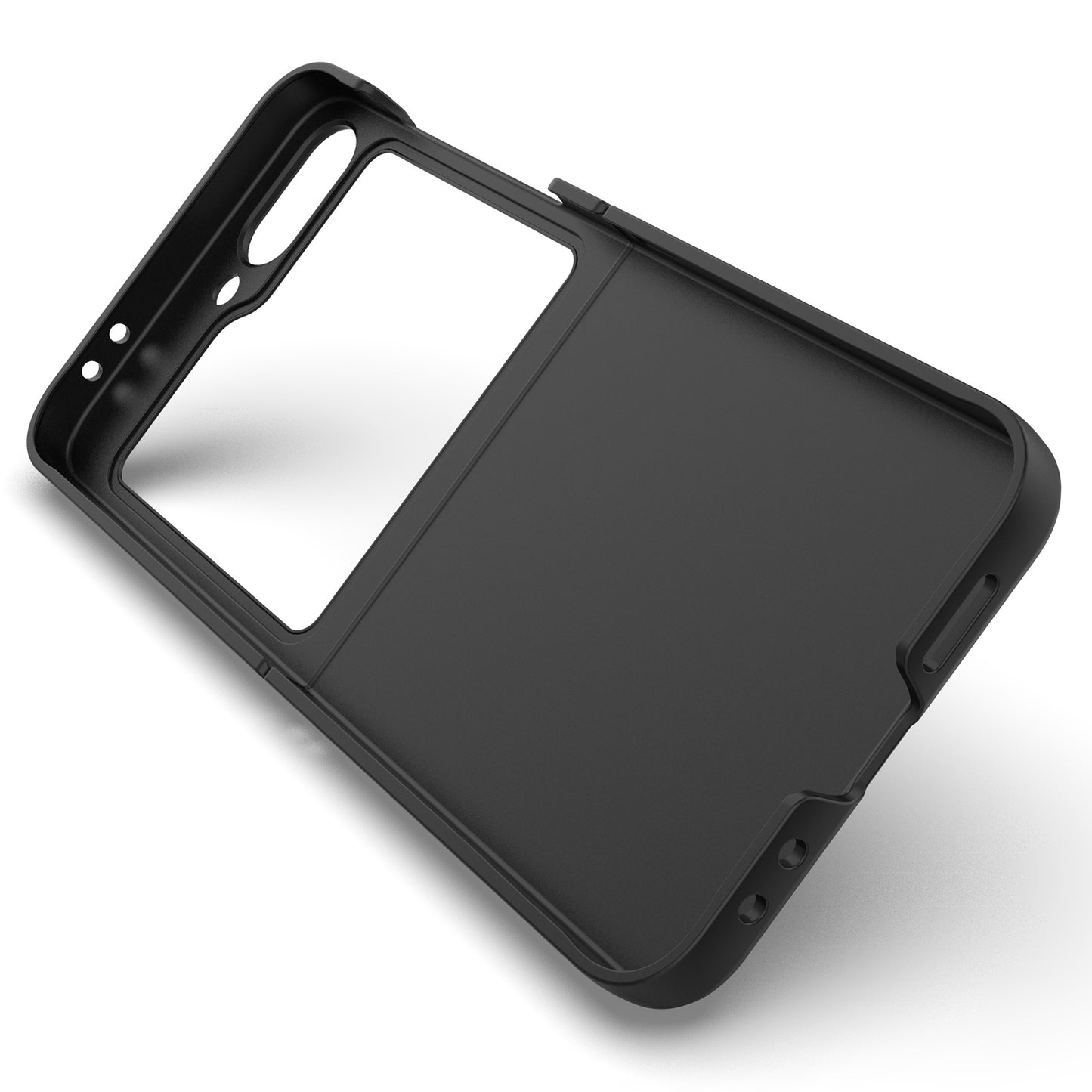 For Samsung Galaxy Z Flip6 5G Case Rugged Back Hard PC Phone Cover - Black