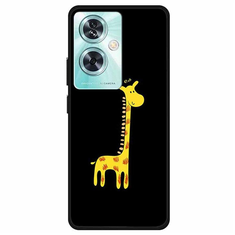 For OnePlus Nord N30 SE 5G Case Pattern Design Slim TPU Phone Cover - Giraffe