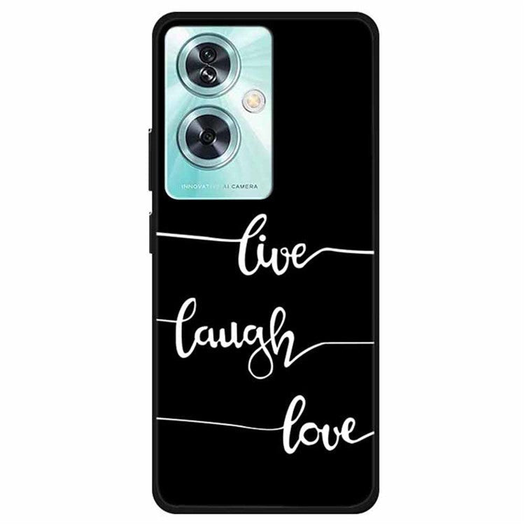 For OnePlus Nord N30 SE 5G Case Pattern Design Slim TPU Phone Cover - Live Laugh Love