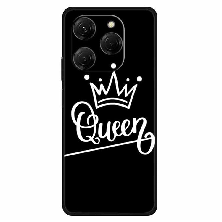 For TECNO Spark 20 Pro Case Soft TPU Mobile Phone Cover Pattern Printed - Queen