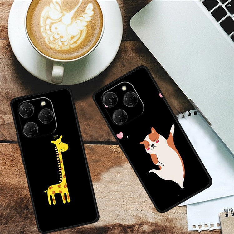 For TECNO Spark 20 Pro Case Soft TPU Mobile Phone Cover Pattern Printed - Queen