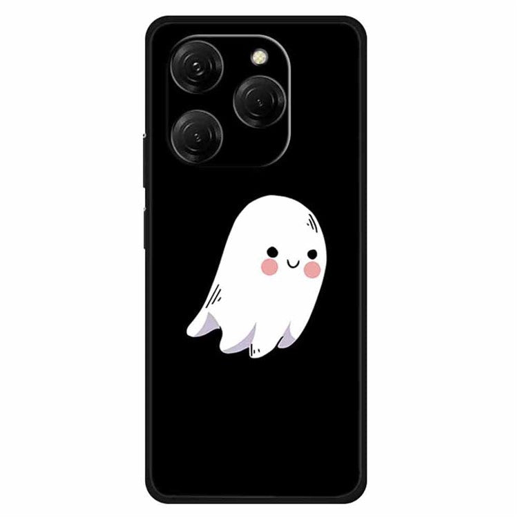 For TECNO Spark 20 Pro Case Soft TPU Mobile Phone Cover Pattern Printed - Ghost