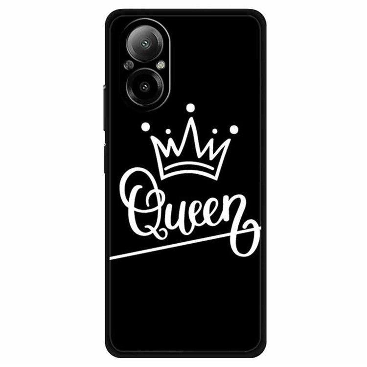 For Realme C67 4G TPU Case Pattern Printing Protective Phone Cover - Queen