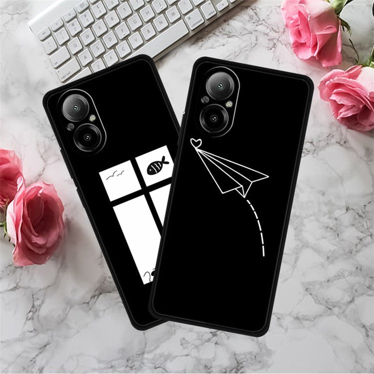 For Realme C67 4G TPU Case Pattern Printing Protective Phone Cover - Spaceman