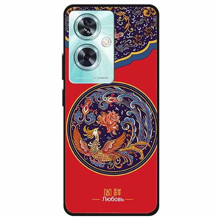 For OnePlus Nord N30 SE 5G Case Pattern TPU Phone Cover Anti-Scratch Protective - Phoenix Flower