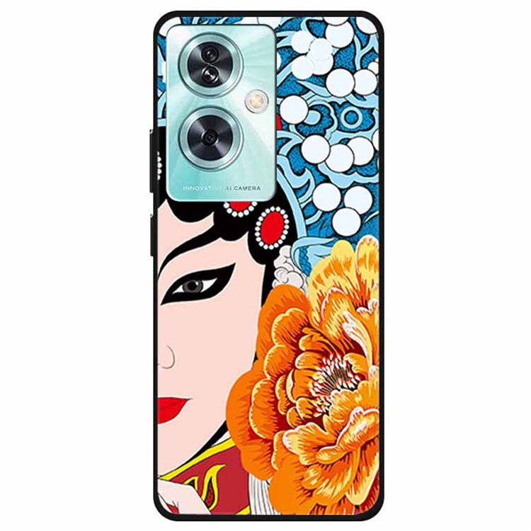For OnePlus Nord N30 SE 5G Case Pattern TPU Phone Cover Anti-Scratch Protective - Peking Opera Mask