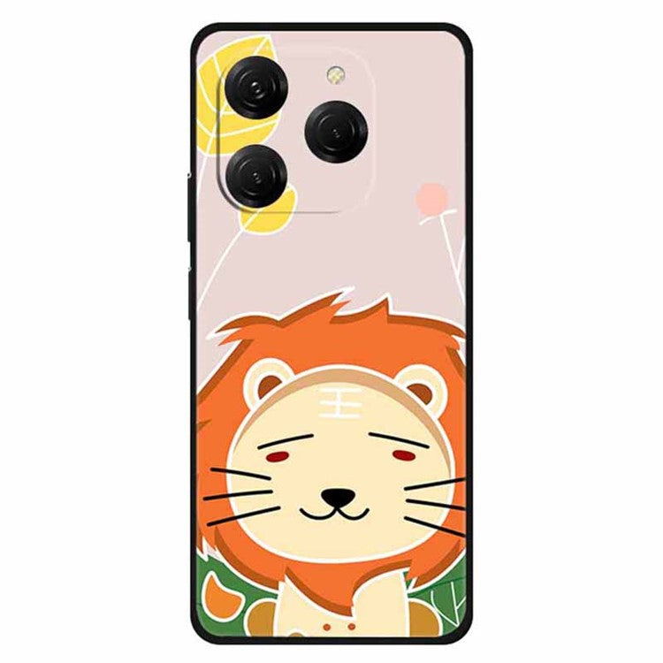 For TECNO Spark 20 Pro Case Pattern Slim Shockproof Back TPU Cover - Majestic Lion