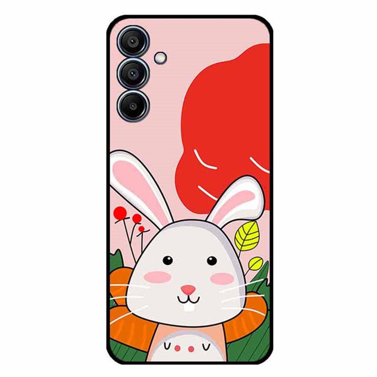 For Samsung Galaxy F15 5G / M15 5G Case Trendy Design TPU Phone Cover - Little White Rabbit