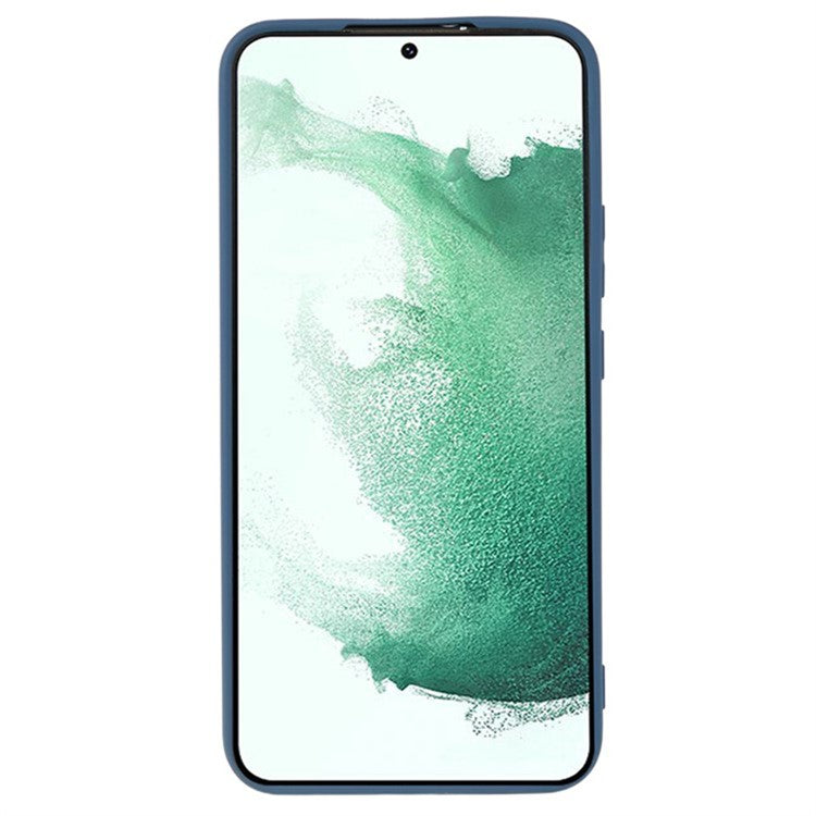 WANLONFENG RB1 Series For Samsung Galaxy S21 FE 5G TPU Case with Screen Protector+Lanyard - Sapphire