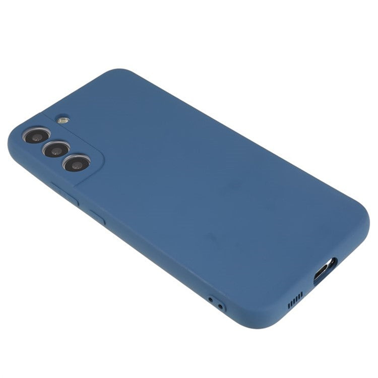 WANLONFENG RB1 Series For Samsung Galaxy S21 FE 5G TPU Case with Screen Protector+Lanyard - Sapphire