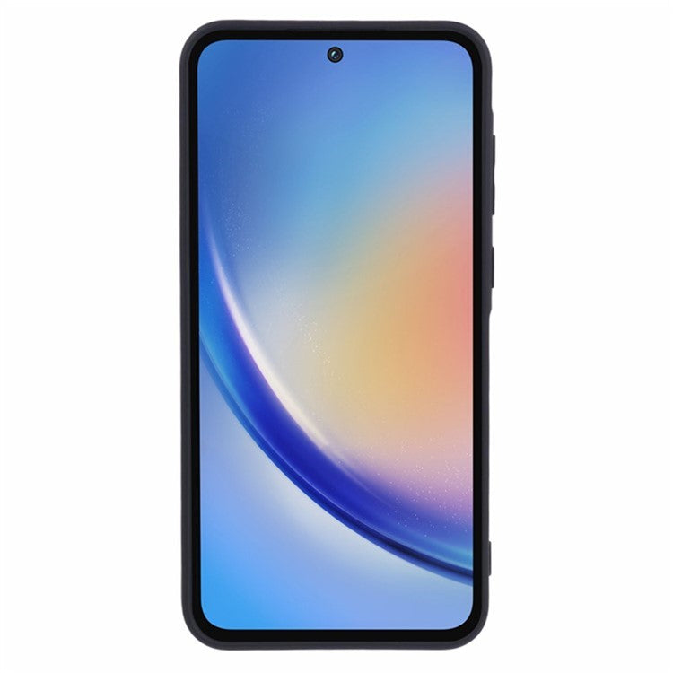 WANLONFENG RB1 Series For Samsung Galaxy A25 5G (Global) (161.0 x 76.5 x 8.3mm) TPU Phone Case with Screen Film - Black
