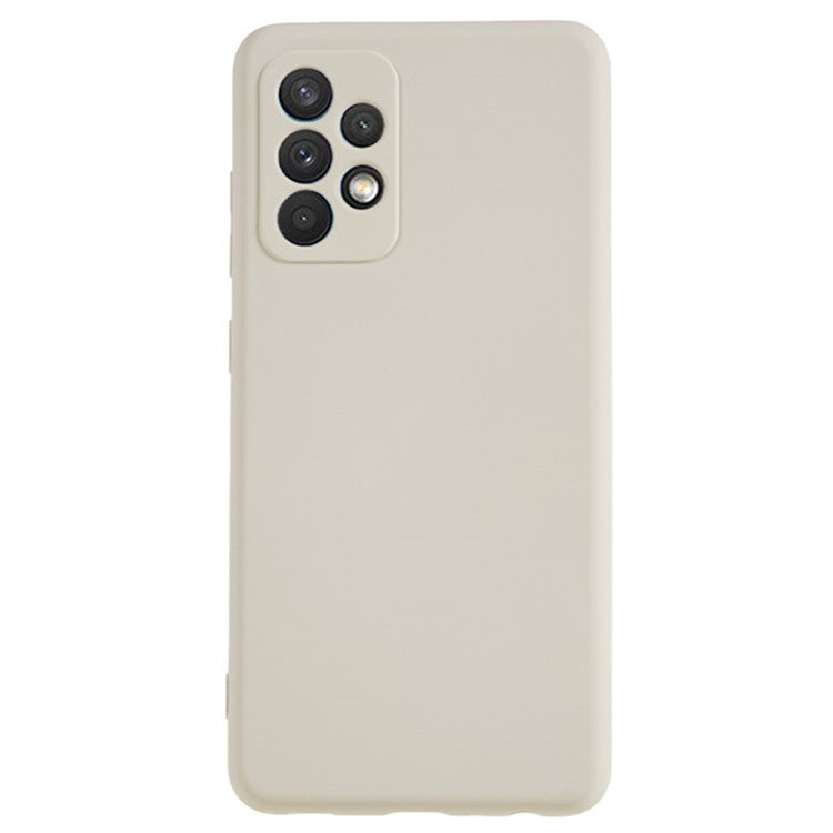 WANLONFENG RB1 Series For Samsung Galaxy A32 5G / M32 5G Slim Case Soft TPU Phone Cover with Screen Film, Lanyard - White