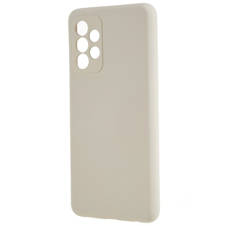 WANLONFENG RB1 Series For Samsung Galaxy A32 5G / M32 5G Slim Case Soft TPU Phone Cover with Screen Film, Lanyard - White
