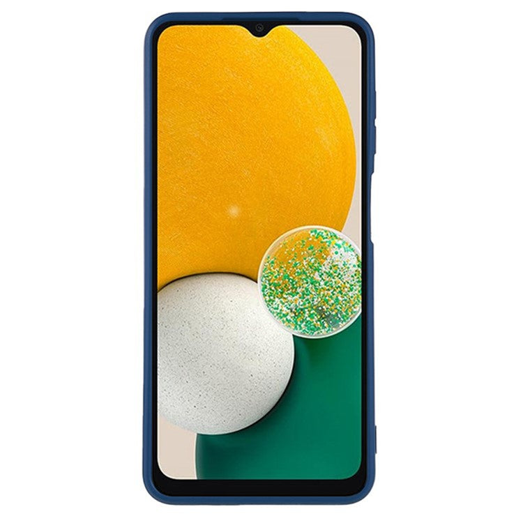 WANLONFENG RB1 Series For Samsung Galaxy A13 5G Case Soft TPU Phone Cover with Tempered Glass Film -  Sapphire