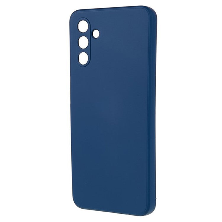 WANLONFENG RB1 Series For Samsung Galaxy A13 5G Case Soft TPU Phone Cover with Tempered Glass Film -  Sapphire