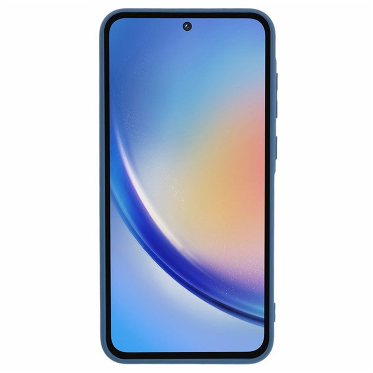 WANLONFENG RB1 Series For Samsung Galaxy A15 4G / 5G TPU Case Screen Protector Lanyard 3-in-1 Set - Sapphire