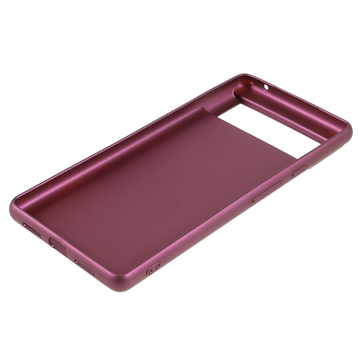 X-LEVEL Guardian Series For Google Pixel 8a Case Soft TPU Anti-scratch Matte Phone Cover - Wine Red