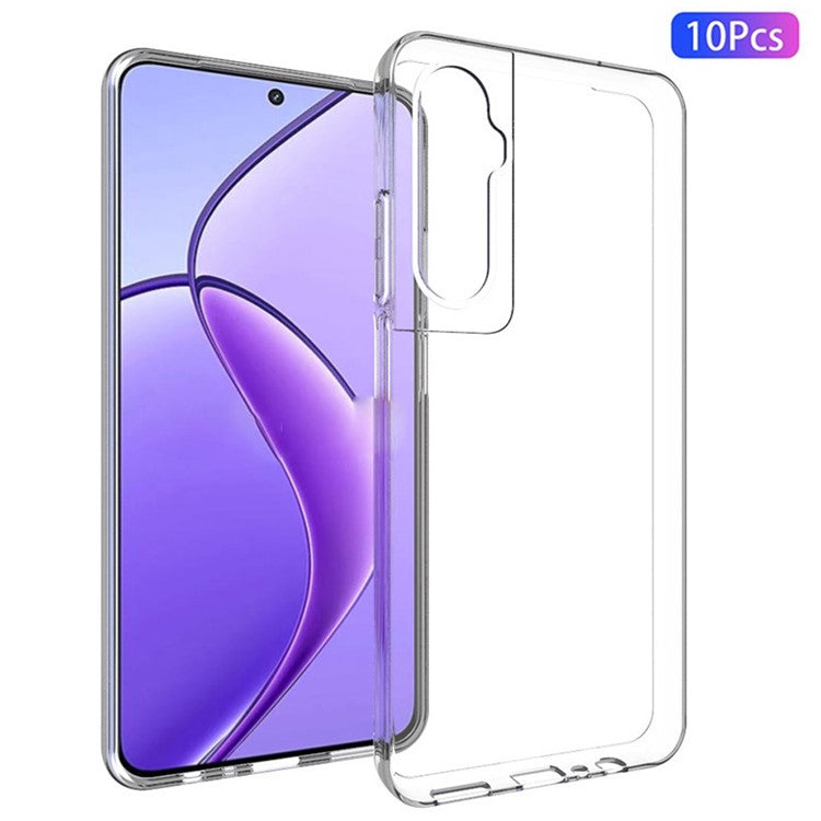 10Pcs / Pack For Realme C65 4G Mobile Phone Cover Inner Watermark-Free Texture TPU Cell Phone Case