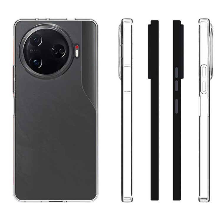 10Pcs / Pack For TECNO Camon 30 Pro 5G Case Inner Watermark-Free TPU Clear Phone Cover