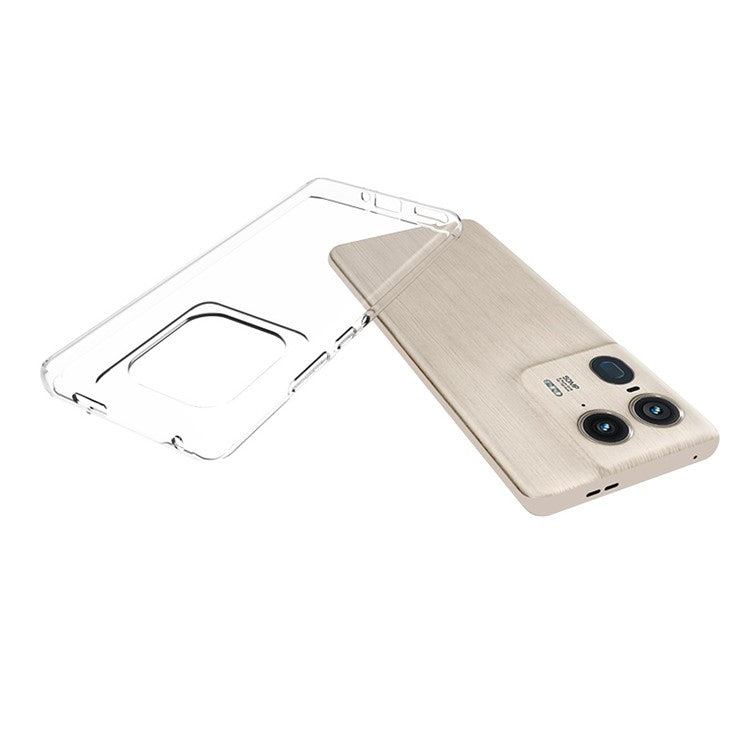 10Pcs  /  Set For Motorola Edge 50 Ultra 5G / Moto X50 Ultra 5G Case Clear TPU Watermark-Free Shockproof Phone Cover