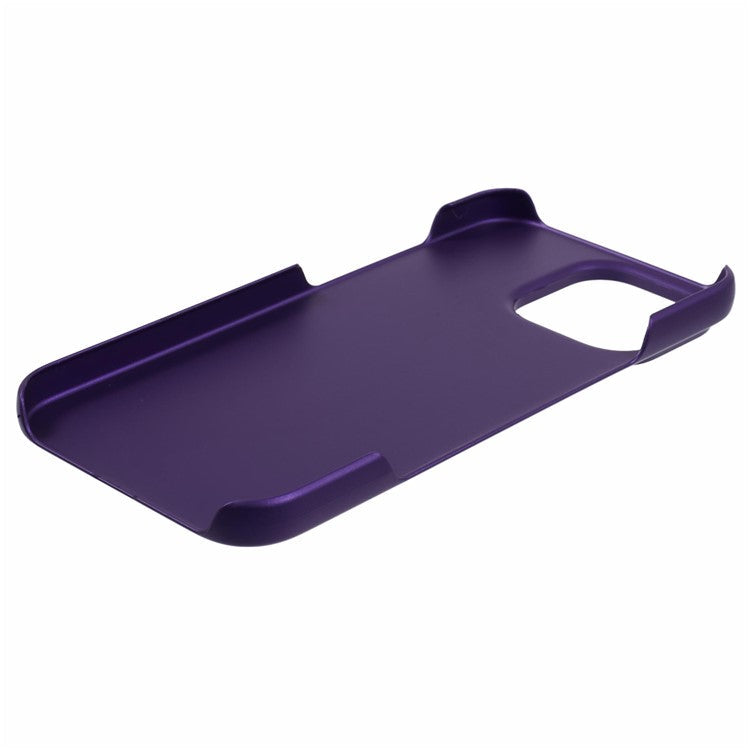 For iPhone 16 Pro Case PC Matte Skin-Touch Antifinger-Print Phone Back Cover - Purple